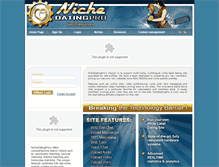 Tablet Screenshot of nichedatingpro.com